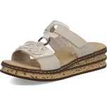 Třpytivé pantofle Rieker 62936-60 – elegance a pohodlí pro letní dny Velikost: 38