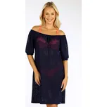 Plážové šaty s krátkým rukávem 6G397 tmavě modrá LITEX M