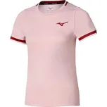 Dámské tričko Mizuno Stargazer Short Sleeve Tee Pinkesque S