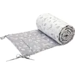 Bomimi Mantinel do postýlky 180 cm, Lesní zvířátka - šedá