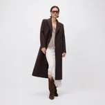 Reserved - Dvouřadý vypasovaný kabát - tmavě hnědá - WM908-89X - WM908-89X-S