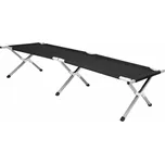 Kempingová skládací postel SPRINGOS VENTURA černá