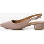 Tamaris kožené sandály na podpatku 1-29500 béžové Velikost: 39