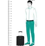 Textilní palubní kufr Travelite Cabin 2w Underseater Black