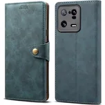 Lenuo Leather flipové pouzdro pro Xiaomi 13 Pro, modrá