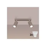 Brilagi - LED Bodové svítidlo CRESTO 2xGU10/10W/230V taupe (bazar)