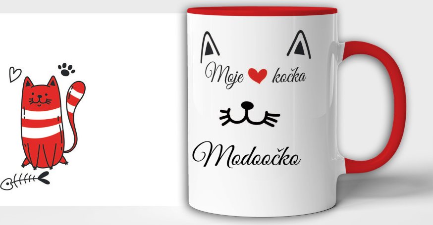 Hrnek Modroočko moje kočka