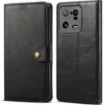 Lenuo Leather flipové pouzdro pro Xiaomi 13 Pro, černá