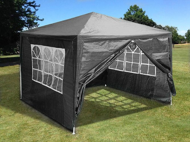 MultiGarden Zahradní párty stan 3x3m, 4 stěny, šedý