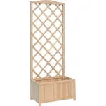 VERDEMAX dřev.truhlík se stěnou 8109