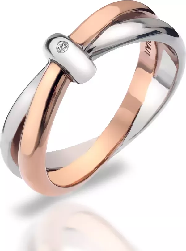 Stříbrný prsten Hot Diamonds Eternity Vermeil Obvod 51 mm