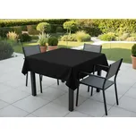 Venkovní čtvercový ubrus TERRA color 01 černá, různé rozměry Mybesthome Rozměr: 150x150 cm