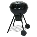 Gril na dřevěné uhlí Kingstone Sunset / grilovací plocha 55 cm / černá