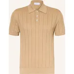 Baldessarini Pánské Pletené Polo Tričko, světle hnědá, S