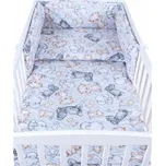 Souprava do postýlky 135/100 cm 3 díly - safari / zebra