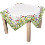 Kuchyňský ubrus CYHA7548 TISK, tulipány, zelená 85x85cm (čtverec)