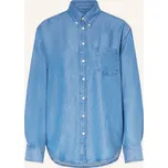 Gant Dámská Košilová Halenka V Džínovém Vzhledu, modrá, 40