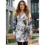 Dámské mikinové sáčko premium ALTISPORT VOJ/ALW105MI05 BÍLOČERNÁ S