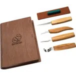Beavercraft Sada 4 nožů v dárkové knižní krabičce S09 kniha