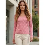 Dámské triko ALTISPORT ONEDA LTSY941 RŮŽOVÁ 4XL