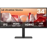 LG 34BA75QE-B počítačový monitor 86,4 cm (34") 3440 x 1440 px Wide Quad HD LCD Černá