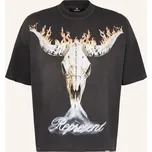 Represent Pánské Tričko S Cvočky, černá / tmavě oranžová /...