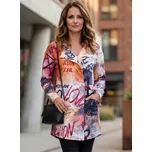 Dámské mikinové sáčko premium ALTISPORT VOJ/ALW105MI05 BÍLOORANŽOVÁ XXXL