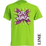 detske-levne-bavlnene-tricko-potisk-Divci sila Barva: Lime - limetková, velikost: 104