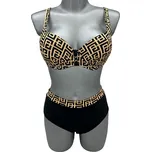 dámské dvoudílné plavky LUCIA Barva: Oříšková, Velikost: 3XL