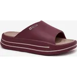 Bordó dámské pantofle na platformě Big Star Velikost: 41