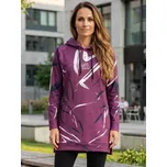 Dámská funkční prodloužená mikina premium ALTISPORT VOJ/ALW049MI03 FIALOVÁ XS