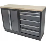 AKČNÍ SET Dílenská skříňka MB-TGC1305 s dřevěnou pracovní deskou MB-TGW53
