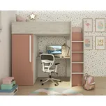 Patrová postel se stolem Bo9 - cascina, pink