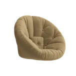 KARUP DESIGN Rozkládací křeslo NIDO béžové 816758758090