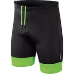 etape dětské kalhoty junior s vložkou | černá/zelená, 2024, varianta: 152/158