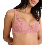 Vyztužená podprsenka s krajkou Triumph Amourette WHP růžová, velikost 90E