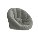 KARUP DESIGN Rozkládací křeslo NIDO šedé 816746746090