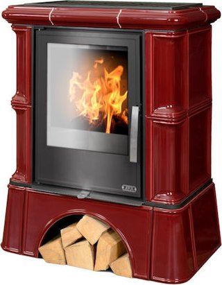 ABX Bavaria K I TV 6,9kW kachlový sokl bordo