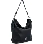 Kožená kabelka hobo Noelia Bolger 3002 - černá