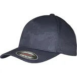 Flexfit Jaquard Camo Cap - navy L/XL