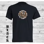 detske-levne-bavlnene-tricko-potisk-druid-jesterka Barva: Black -černá, velikost: 128