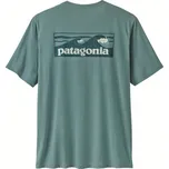 Pánské tričko PATAGONIA M CAP COOL DAILY SHIRT-BOARDSHORT LOGO velikost M