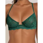 Sinsay - Krajková podprsenka bez vycpávek s ozdobnými zády - tmavě zelená - 022FA-79X - 022FA-79X-75A