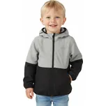 SOFTSHELLOVÁ BUNDA ČERNO/ ŠEDÁ HXC005 VELIKOSTI 92-128 Velikost: 98/104, Barva: Černá/ šedá