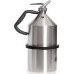 Bezpečnostní konev DENIOS, z nerezu, s jemným dávkovacím kohoutem, 5 litr, zemnící přípojka