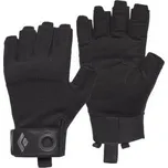 Ferratové rukavice Black Diamond Crag Half-Finger Gloves Black|S