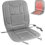 Vyhřívaná podložka do auta na sedadlo, šedá