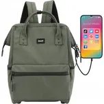 Batoh Himawari 1884 na notebook 15,6 - 16,4 s USB, voděodolný, zelený