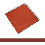 Prefa falcovaná šablona 29x29 – tmavě červená P.10 - stucco