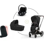 Cybex ePRIAM set podvozek + korba + potah sezení + Cloud T Plus Sepia Black + DÁREK fusak Snogga2 ZDARMA